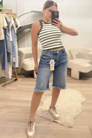 Outfit Bermuda y Top