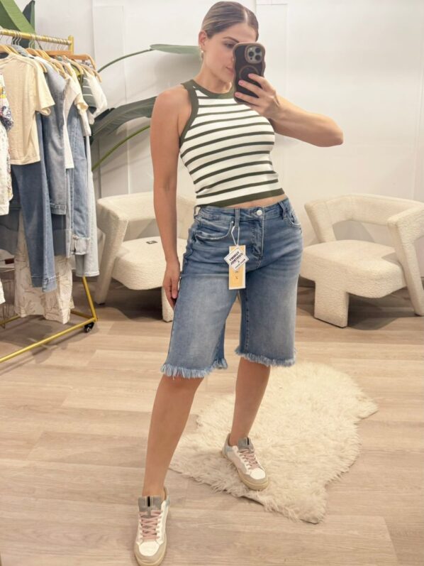 Outfit Bermuda y Top